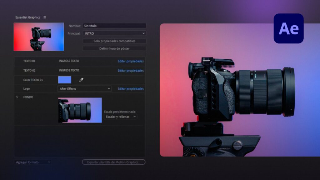 Creación de Templates con Gráficos Esenciales